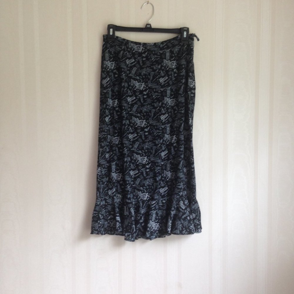 Christopher & Banks Italian Print Skirt